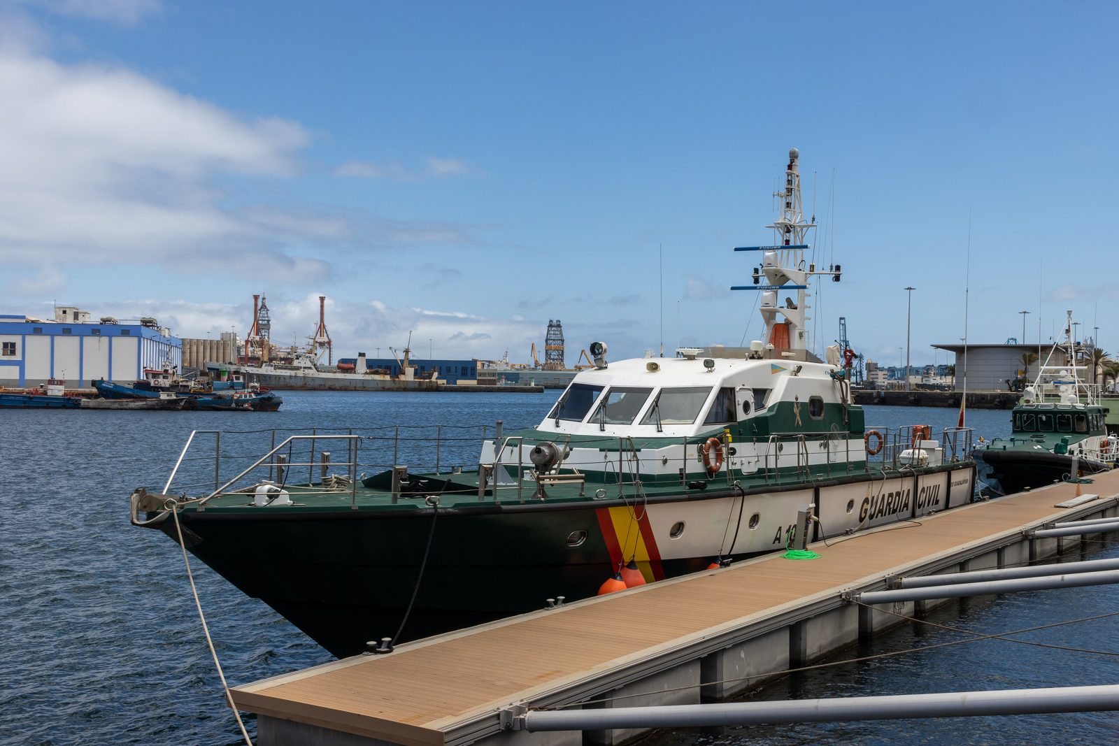 Vessels in the port of Las Palmas de Gran Canaria